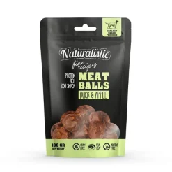 Naturalistic Masticables^Dog Premium Meat Balls Duck & Apple 100gr