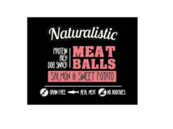 Naturalistic Masticables^Dog Premium Meat Balls salmón & Sweet Potato 100gr
