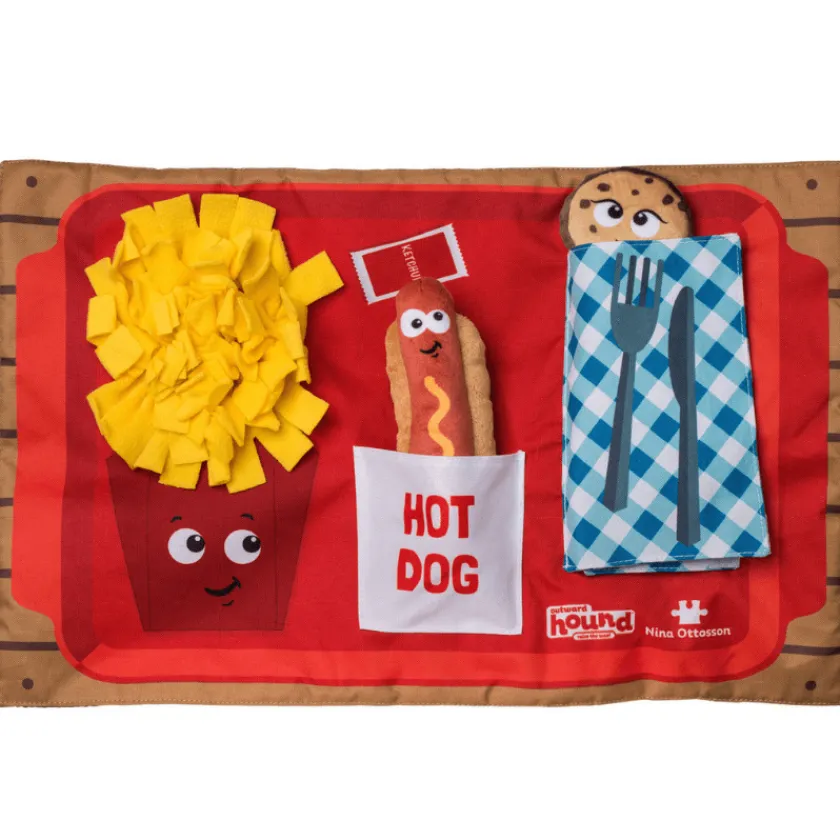 Nina Ottosson Adultos (1 A 7 Años) | Cachorros (0 A 12 Meses)^Alfombrilla Para Perro Fast Food
