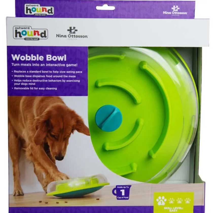 Nina Ottosson Juguetes^Perros Wobble Bowl Nivel 1