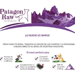 Patagon Raw Naturales^para Perros Sabor Pechuga de Pavo 40gr
