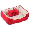 Pawise Camas | Camas^Cama + Manta + Cojín Rojo