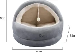Pawise Camas^Cama Iglú Color Cafe para Gatos