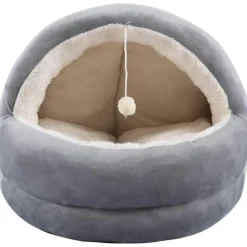 Pawise Camas^Cama Iglú Color Gris para Gatos
