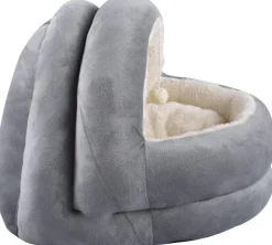 Pawise Camas^Cama Iglú Color Gris para Gatos