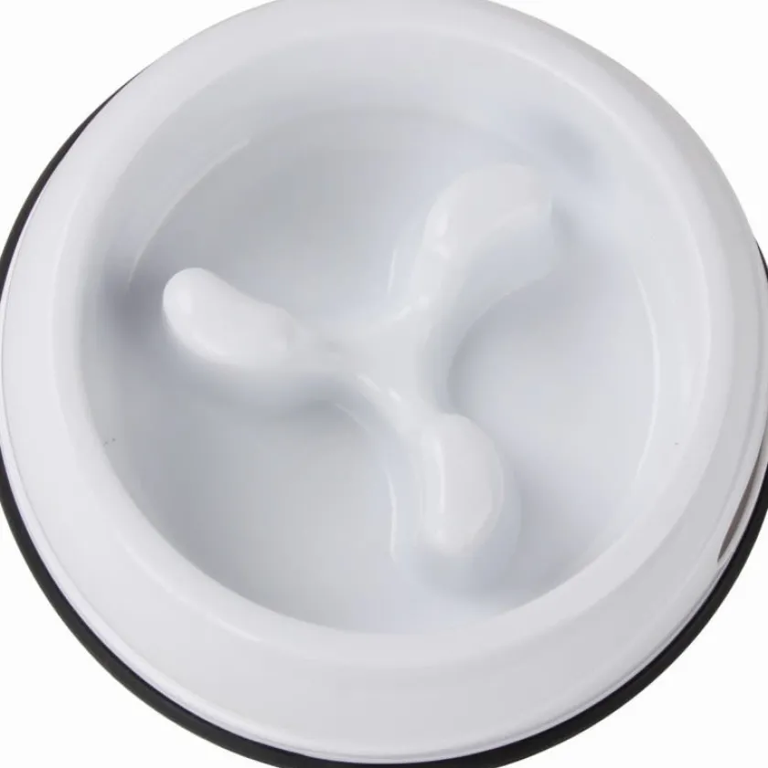 Pawise Comederos Y Bebederos^plato de alimentación lenta 500ml