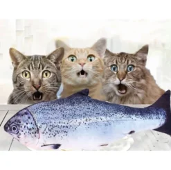 MB Juguetes^Peluche Salmón con Catnip 60CM