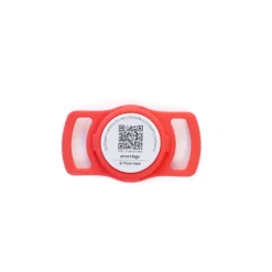 Street Dogs Arnes, Collares Y Correas^Placa de Identificación Inteligente para Mascotas - Sujetador de AirTag - TN005 Rojo