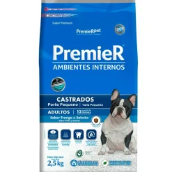 PremieR Adultos (1 A 7 Años)^dog adulto Ambientes Interiores Castrados pollo y salmón 2,5kg