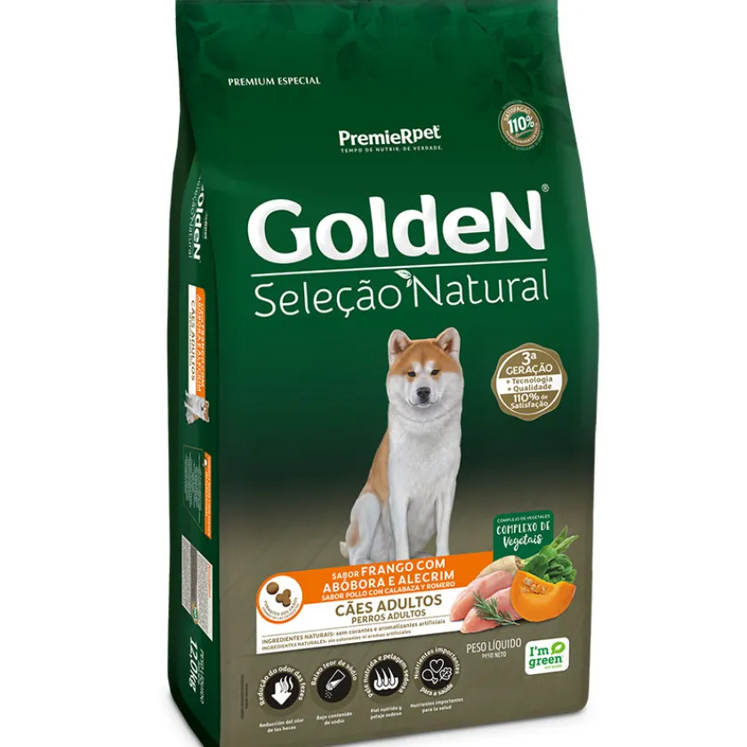 PremieR Adultos (1 A 7 Años)^Golden para Perros Adultos Sabor Pollo, Calabaza y Romero 3kg