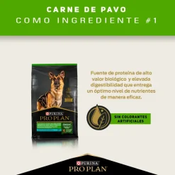 Pro Plan - Purina Adultos (1 A 7 Años)^PRO PLAN® Para Perros Sensitive Skin and Stomach Pavo Razas Medianas y Grandes 3kg
