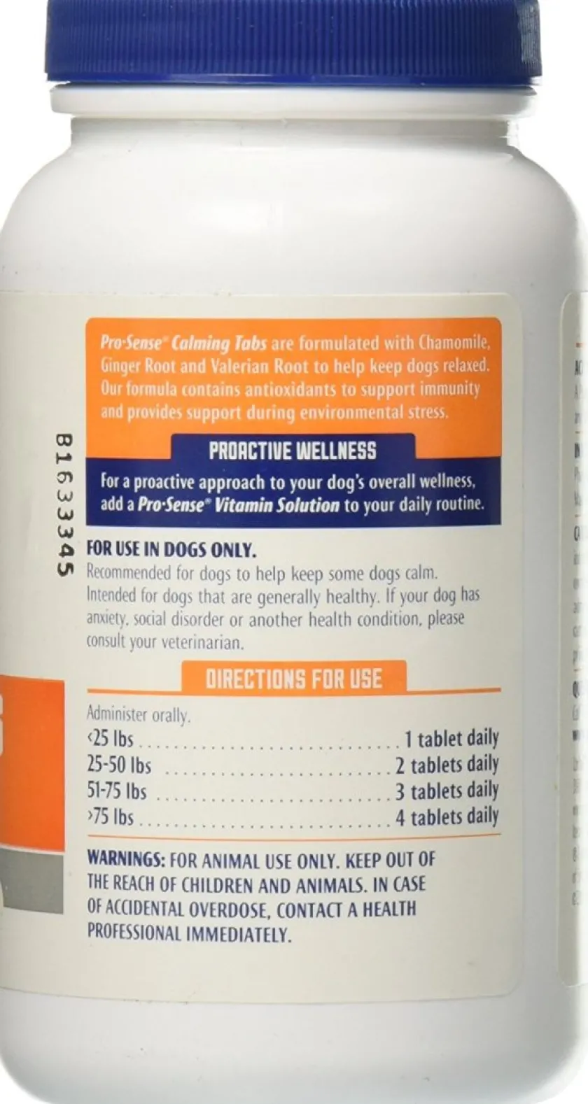 ProSense Relajación Para Perros^Anti Stress Calming para Perros 60un