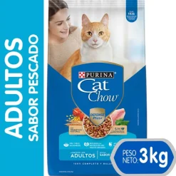 Cat Chow - Purina Adultos (1 A 7 Años)^Purina Cat Chow Adultos Pescado con Defense Plus 3kg