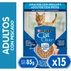 Cat Chow - Purina Húmedos^Purina Cat Chow Hydro Adultos Pescado 85gr PACK 15 Unidades