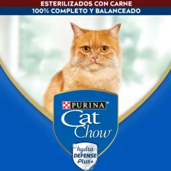 Cat Chow - Purina Húmedos^Purina Cat Chow Hydro Castrados Carne 85gr PACK 15 Unidades