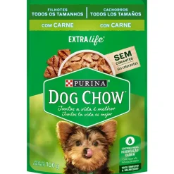 Dog Chow - Purina Húmedos^Purina Dog Chow Alimento Húmedo Cachorro Carne 100gr