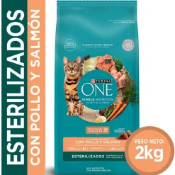 Purina One Castrados^PURINA® ONE® Esterilizado Pollo y Salmón 2kg