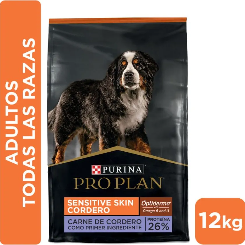 Pro Plan - Purina Adultos (1 A 7 Años)^Purina Pro Plan Adult Sensitive Skin Cordero Con Optiderma 12kg