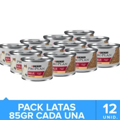 Pro Plan - Purina Húmedos^Purina Pro Plan Lata Gato Adulto Pack 12 Unidades