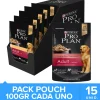 Pro Plan - Purina Húmedos^Purina Pro Plan Pouch Adult Dog Carne en Salsa 100gr Pack 15 Unidades