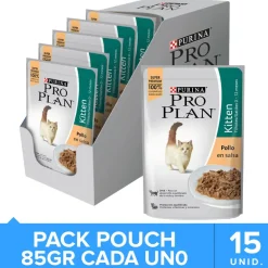 Pro Plan - Purina Húmedos^Purina Pro Plan Pouch Kitten Cat Pollo en Salsa 85gr Pack 15 unidades