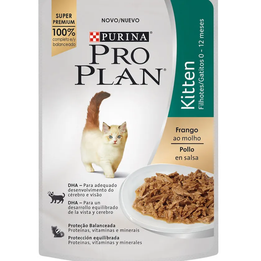 Pro Plan - Purina Húmedos^Purina Pro Plan Pouch Kitten Cat Pollo en Salsa 85gr Pack 15 unidades