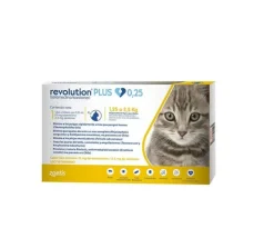 Revolution Antipulgas Y Garrapatas^Plus para gatos 0.25ml (1,25 a 2,5 kg)