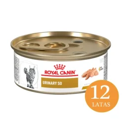 Royal Canin Alimentación Medicada^Latas Vet Diet Felino Urinary S/O x 12 Unidades