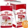 Royal Canin Húmedos^Medium Adulto Pouch 140gr x 10 unidades