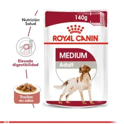 Royal Canin Húmedos^Medium Adulto Pouch 140gr