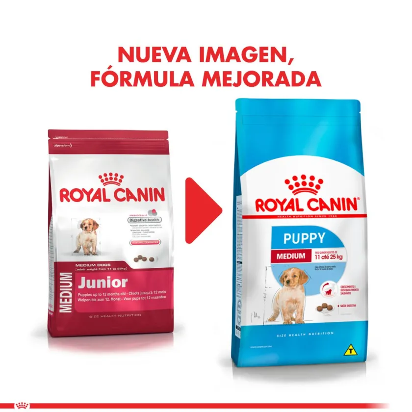 Royal Canin Cachorros (0 A 12 Meses)^Medium Junior 2.5kg