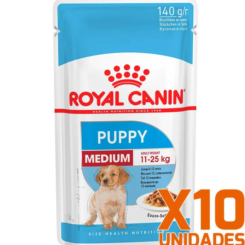 Royal Canin Húmedos^Medium Puppy Pouch Pack 10 Unidades