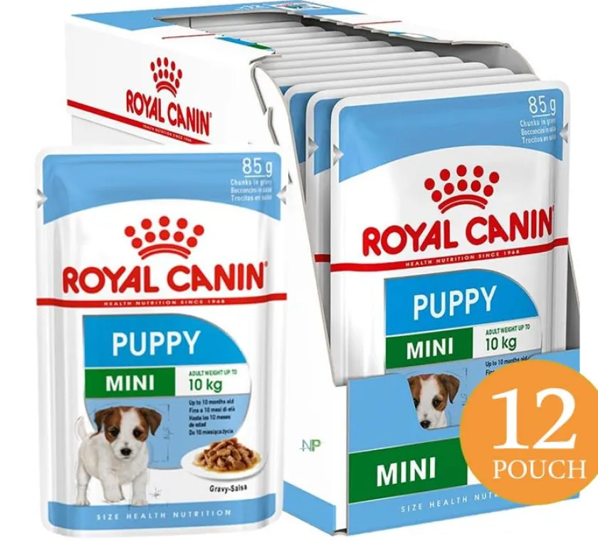 Royal Canin Húmedos^Mini Puppy Pouch Pack 12 Unidades
