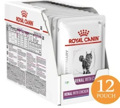 Royal Canin Húmedos^Pouch Vet Diet Felino Renal Pollo 85gr x 12 unidades