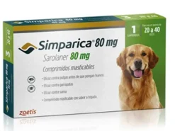 Antipulgas Y Garrapatas^Simparica 20 a 40kg 1 Comprimido