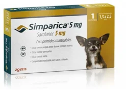 Fiprodrag Antipulgas Y Garrapatas^Simparica 1.3 a 2.5kg 1 Comprimido