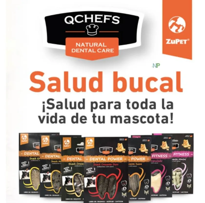 Qchefs Cuidado Dental | Dentales^Snack dental Crocante suave 75gr
