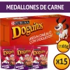 Galletas Y Snacks^Snacks para perros DOGUITOS® Medallones de carne 65gr Pack 15 Unidades