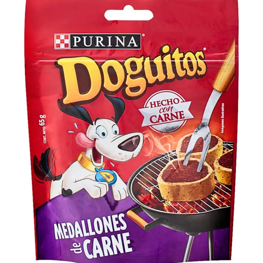 Fit Formula Galletas Y Snacks^Snacks para perros DOGUITOS® Medallones de carne 65gr