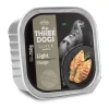 Three Dogs Húmedos^Pate de Pollo Perros Light 150gr