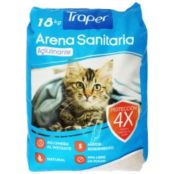Traper Arenas^Arena Sanitaria Aglutinante 18kg