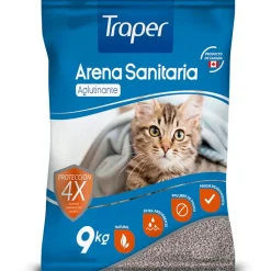 Traper Arenas^Arena Sanitaria Aglutinante 9kg