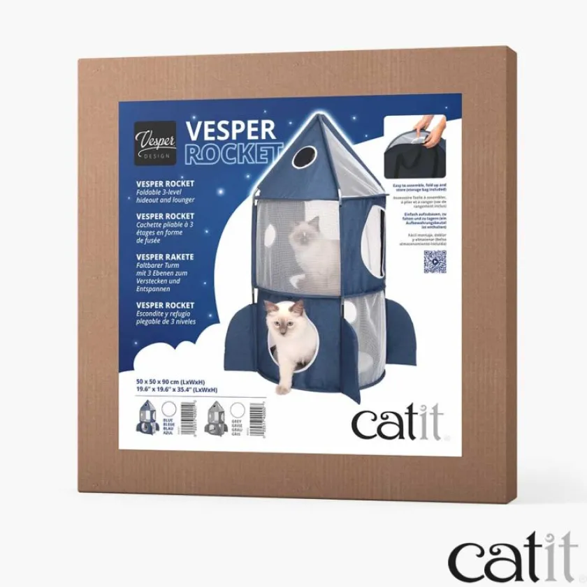 Vesper Gateras Y Rascadores | Juguetes^Rocket Color Gris