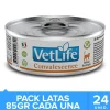 Vet Life Alimentación Medicada^Cat Convalescence Lata 85gr Pack 24 Unidades