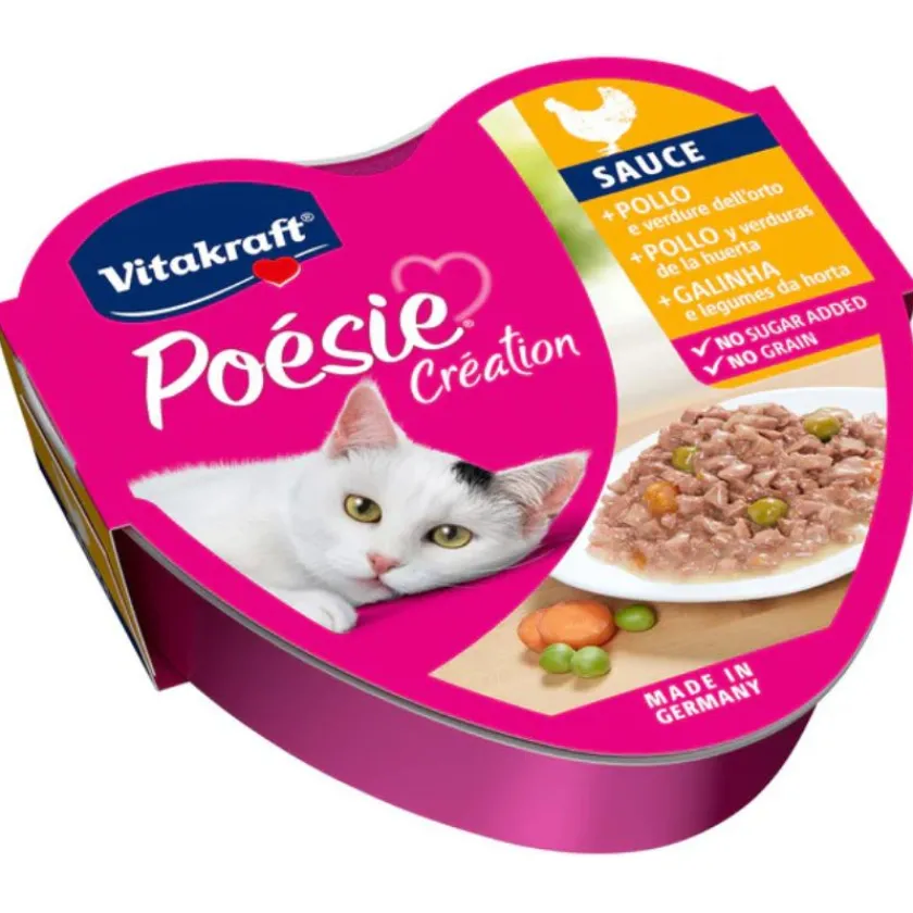 Vitakraft Húmedos | Galletas^Poesie Creation Sabor Pollo 85gr PACK 15 Unidades