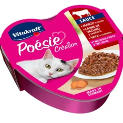 Vitakraft Húmedos | Galletas^Poesie Creation Sabor Carne 85gr PACK 15 unidades