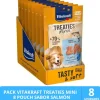 Vitakraft Galletas Y Snacks^Treaties Mini sabor Salmón 48gr PACK 8 Unidades