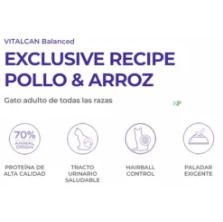 VitalCan Adultos (1 A 7 Años)^Balanced Gato Adulto High Protein 7,5Kg