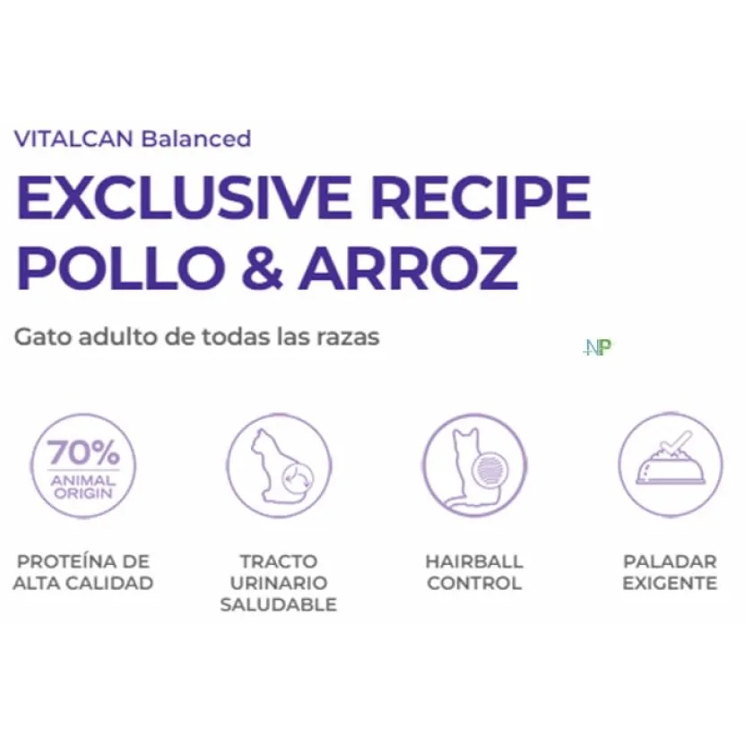 VitalCan Adultos (1 A 7 Años)^Balanced Gato Adulto High Protein 3Kg