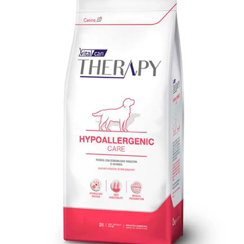 VitalCan Alimentación Medicada^Therapy Canine Hypoallergenic Care 2kg